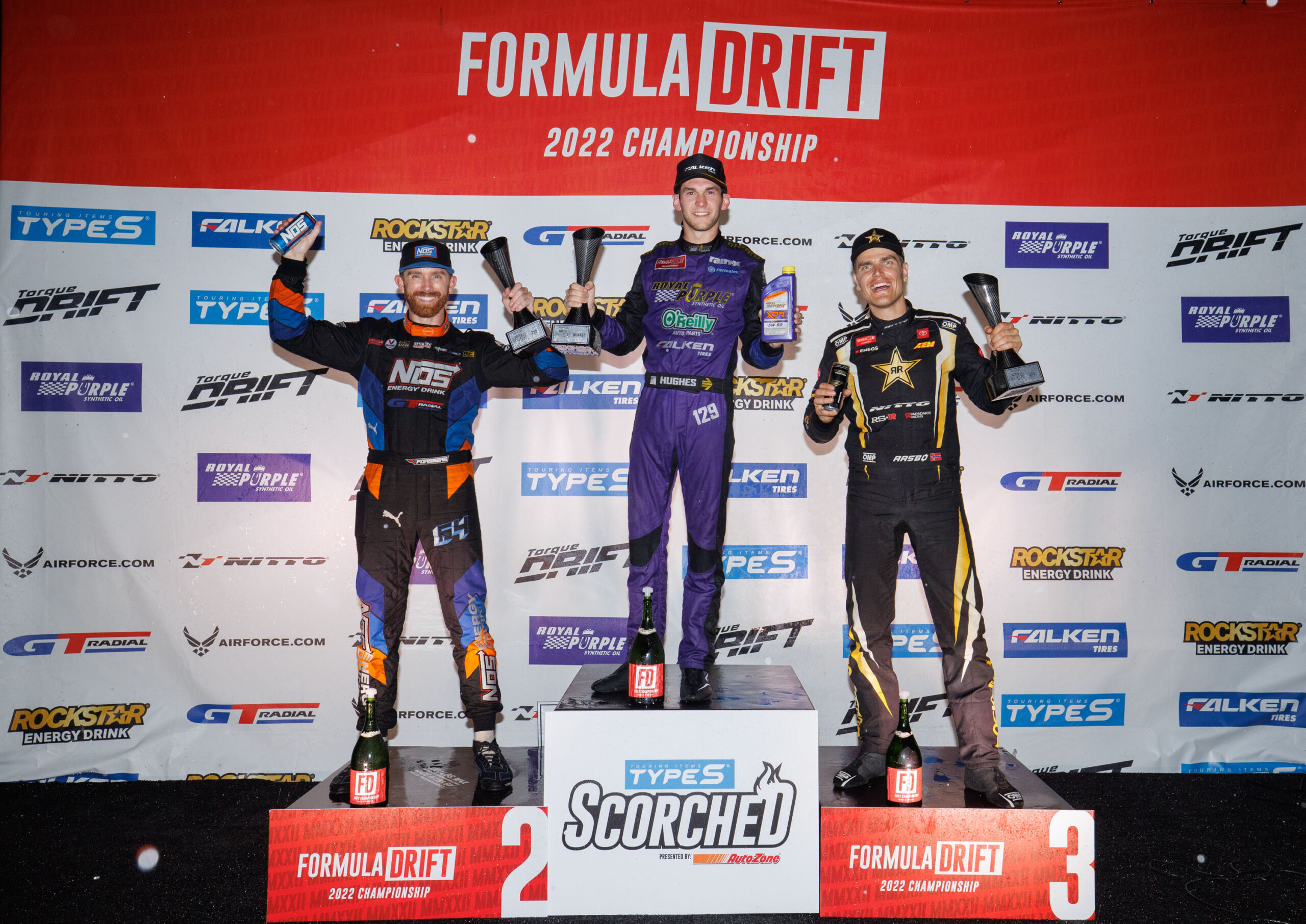 HUGHES CLAIMS FIRST WIN AT FORMULA DRIFT PRO ROUND 3 IN ORLANDO, HATELEY WINS PROSPEC